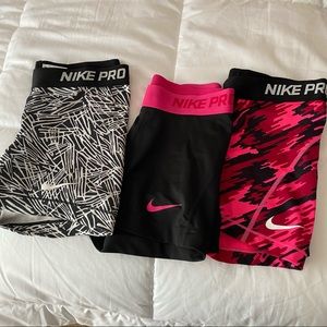 Nike pro shorts